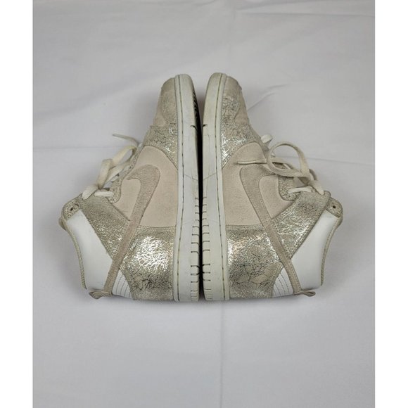 Nike SB Dunk High Premium Silver Suede Women's Size 7 RARE - Picture 6 of 7